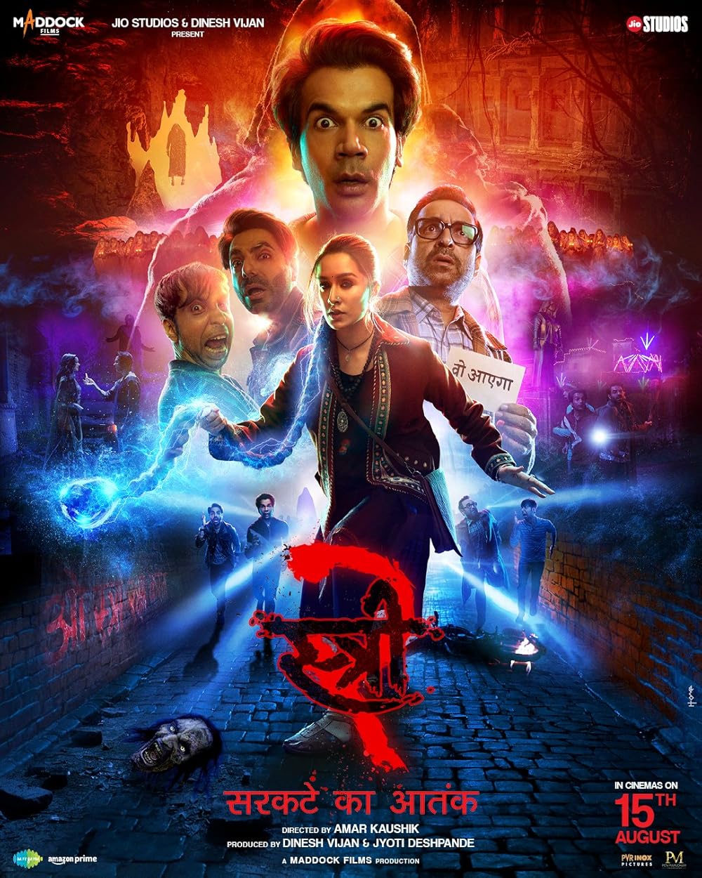 Stree 2 (2024) 720p HDRip Full Hindi Movie Jio ESubs [1GB]